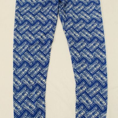 Dailies by Mary Square Women's Ultra-Soft Campus Leggings LC7 Blue Large NWT